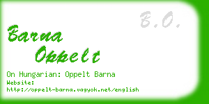 barna oppelt business card